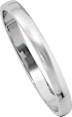 Produktbild von JOBO Armreif oval 925 Sterling Silber rhodiniert Kastenschloss