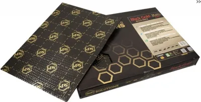 Produktbild von STP BLACK GOLD - 750x500x2,3mm | Selbstklebende Alubutyl Matten