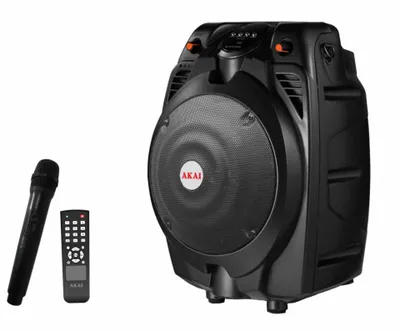 Obrázok produktu pre Prenosný aktívny reproduktor Akai SS02222A-X6, USB/SD CARD, čierny