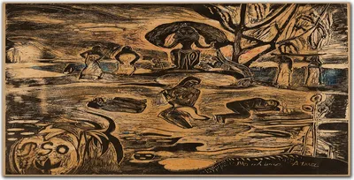 Produktbild von Coloray Bild aus Leinwand 140x70 Leinwand Dekoration - Mahan und zahlbar Gauguin