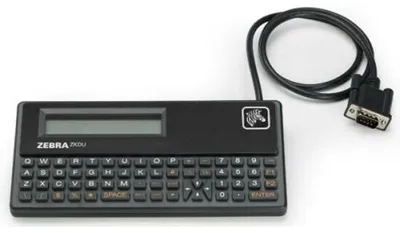 Produktbild von Zebra ZKDU-001-00, Tastatur, RS-232, Schwarz, Membran Key Switch