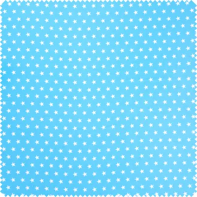 Produktbild von VBS Marktplatz Baumwoll Popeline Stoff Sterne 145 cm breit 10 m Ballenlänge