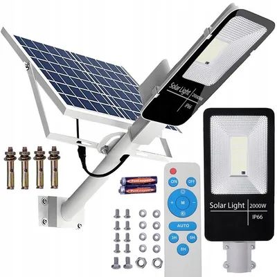 Produktbild von ARSA GO LED Solar Straßenlaterne 2000W mit Fernbedienung