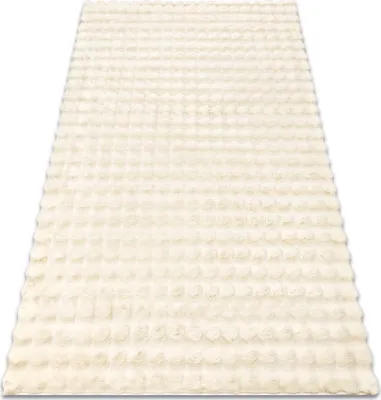 Produktbild von Teppich BUBBLE elfenbein 12 IMITATION VON KANINCHENFELL 3D - strukturell beige 200x290 cm