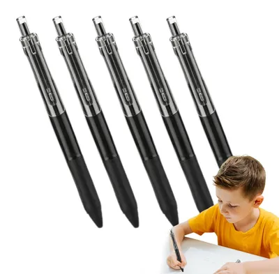 Image de Coffret d'écriture de luxe avec encre noire - 5 pièces