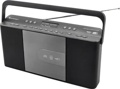 Produktbild von RCD1870SW Čierne rádio DAB+ s prehrávačom CD