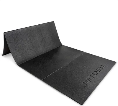 Obrázok produktu pre Tunturi fitness podložka - Extra hrubá vonkajšia podložka - Protišmyková podložka na jogu - Podložka na pilates - 6 mm - Skladacia - 120 x 61 cm - Vrátane tréningovej aplikácie - Čierna