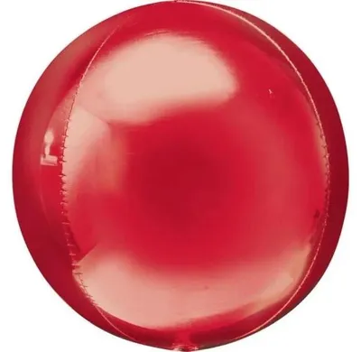 Image de Ballon en aluminium rouge rond 38 x 40 cm - Anagram