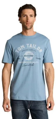 Productafbeelding van T-shirt van katoen met logo-opdruk