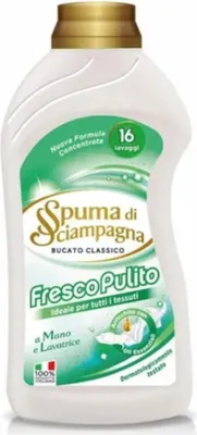 Produktbild von Lavatrice Liquido Fresco Pulite 16 Waschgänge 1l - Spuma di Sciampagna