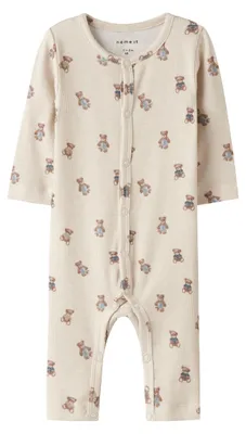 Produktbild von NAME IT Herren Nbmdenkab Ls Bodysuit, Peyote Melange, 74