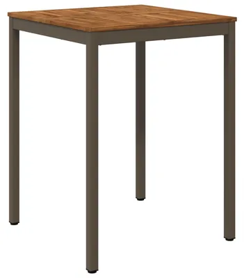 Zdjęcie produktu dla Stół barowy do ogrodu vidaXL, kolor naturalny i brązowy, wymiary: 80 x 80,5 x 105 cm