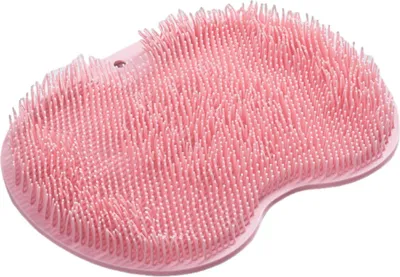 Produktbild von Fußmatte Tiefenreinigungs-Duschfußwascher mit Massageborsten Leicht zu reinigen Trocken Lindert Müdigkeit Saugnäpfe Fußpflege-Schrubber