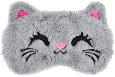 Produktbild von Kuschelwecker für Reisen, 3D-Tier-Blindlingshüllen, weiches Cartoon-Obergesicht, Reise-Schlafmasken für Tiere
