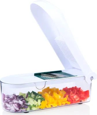 Zdjęcie produktu dla Mandolina Do Warzyw Tarka Wielofunkcyjna Krajalnica W Plastry Alpina