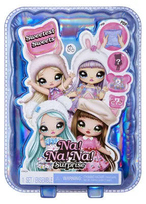 Zdjęcie produktu dla Na! Na! Na! Surprise Sweetest Sweets - Lily Llama, Mini lalka, Damski, 4 lat(a), Chłopak, dziewczyna, Wielobarwny