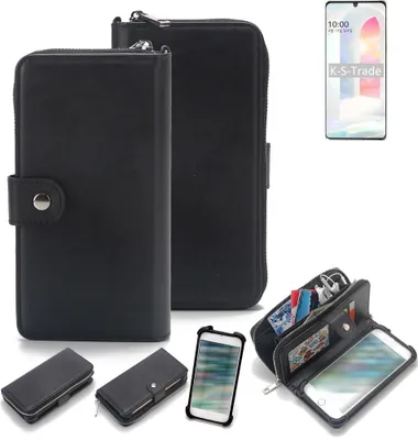 Produktbild von K-S-Trade 2in1 Handyhülle Schutzhülle kompatibel mit LG Electronics Velvet  & Portemonnee Cover Handy Hülle Case Etui Geldbörse Wallet Bookstyle