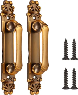 Produktbild von ProximaX 2-teiliges Set Türgriffe 165mm im europäischen Stil aus antiker Zinklegierung