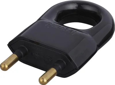 Image de Fiche électrique mâle 2 pôles, 6 A, LEGRAND