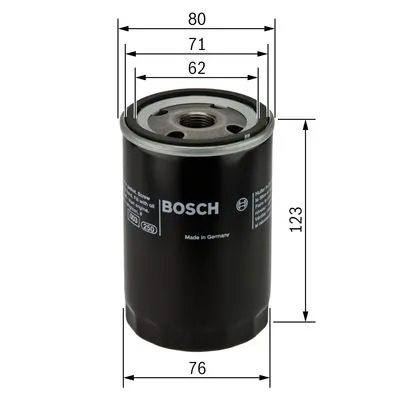Produktbild von Bosch Ölfilter  0 451 103 314