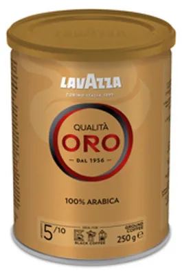 Obrázek produktu pro Mletá káva Lavazza Qualita Oro, 250 g (v plechovce)