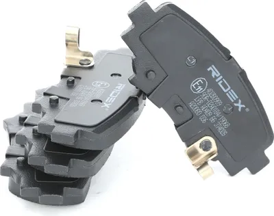 Produktbild von RIDEX 402B0989 Bremsbeläge Satz Hinten für MAZDA 3 Schrägheck (BM, BN) 3 Limousine (BM, BN) 3 Kasten / Schrägheck (BM)