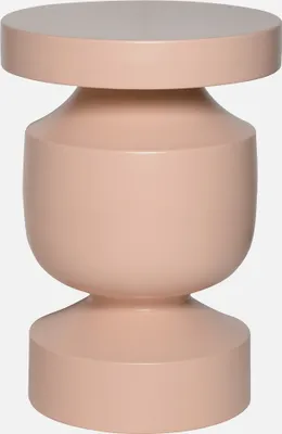 Immagine prodotto di Tavolino, fine divano, comodino in metallo, Rosa