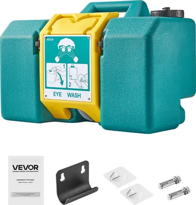 Produktbild von VEVOR 30L Augenspülstation, OSHA-e Wand-/Flachmontage-Augenspülstation, Augenspülinstallation für Schulen, Labore, Fabriken, Grün