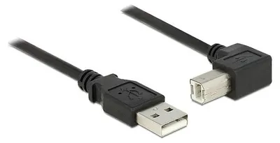 Obrázok produktu pre DeLOCK 5m, USB 2.0-A - USB 2.0-B, 5 m, USB A, USB B, USB 2.0, Samec/samec, Čierna