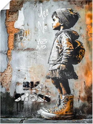 Produktbild von ARTland Poster Große Schuhe Größe: 30x40 cm