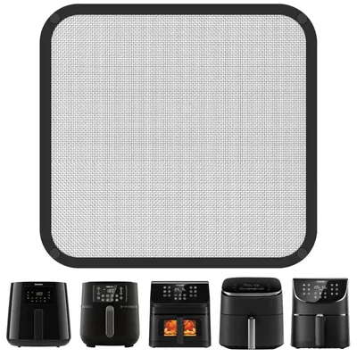 Spatzschutz für Airfryer, Edelstahl, 22x21x0,5 cm, für Cosori/Philips
