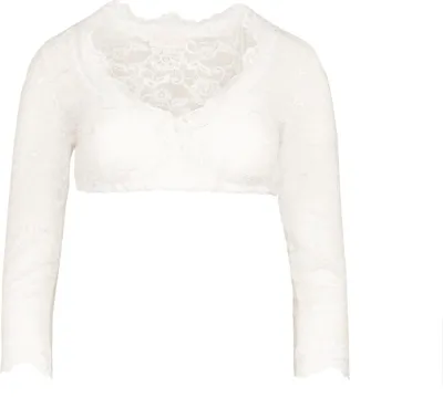 Produktbild von Dirndlbluse Cassandra 25143-2 3/4 Ärmel ecru 30