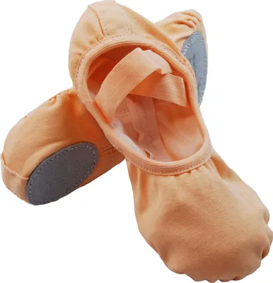 Zdjęcie produktu dla Baletki kapcie baletowe buty gimnastyczne ze skórzaną podeszwą różowy rozmiar 26-43 do wyboru