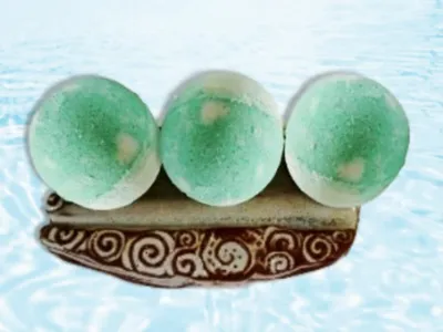 Produktbild von Badepralinen 3-er PFEFFERMINZE