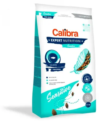 Productafbeelding van CALIBRA Dog Expert Nutrition Sensitive, zalm - droogvoer voor honden - 12 kg