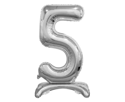 Image de Ballon en aluminium B&C 5 argenté 74 cm - Godan
