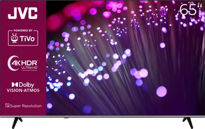 Produktbild von JVC Fernseher 65 Zoll Smart TV powered by TiVo 4K UHD, HDR TV mit Dolby Vision & Atmos, LT-65VU7555