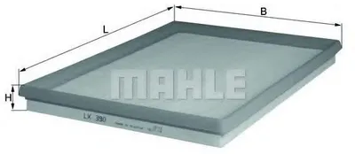 Obrázok produktu pre Vzduchový filter KNECHT LX 390