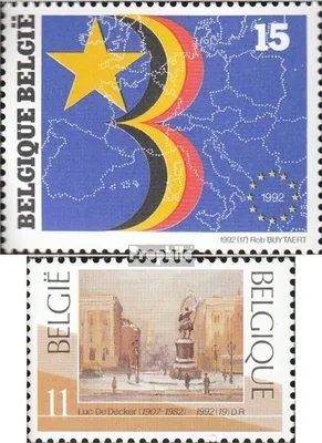 Produktbild von Briefmarken Belgien 1992 Mi 2537,2540 (kompl.Ausg.) postfrisch Europäischer Binnenmarkt