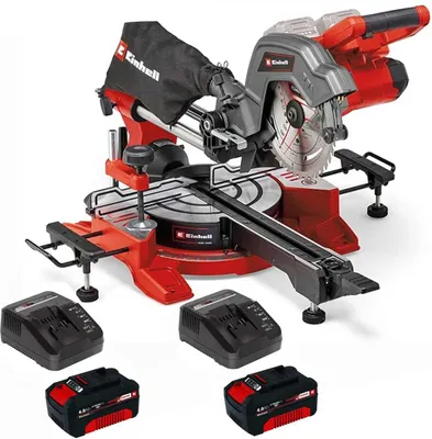 Produktbild von Einhell Akku-Zug-Kapp-Gehrungssäge 36V TE-SM 36/8 Li-mit Akk4 Ah u / Ladegerät