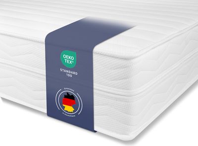 Ergonomische 7-Zonen Kaltschaummatratze - 16cm - 90 x 200 cm - H2&H3 - Träumegut24