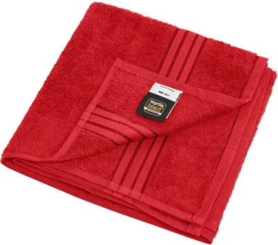 Produktbild von Handtuch in flauschiger Walkfrottier-Qualität red, Gr. one size