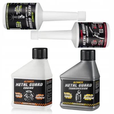 Produktbild von Metal Guard 4in1 Additiv Set Engine Transmission Fuel Injector Cleaner Motor Getriebe Kraftstoff Diesel Benzin Schutz Leistung 300 ml 200 ml