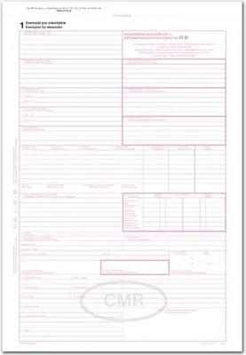 Obrázek produktu pro Mezinárodní nákladní list, CMR, ČJ/NJ, číslovaný