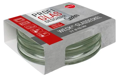 Immagine prodotto di 3er Set Gastropack 100 mm Gourmetdeckel Weck, Deckel 76130