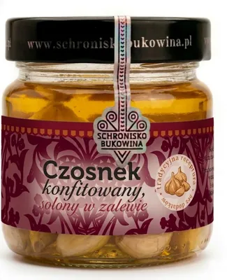 Produktbild von Gebackener, kandierter Knoblauch 200 g – Schronisko Bukowina