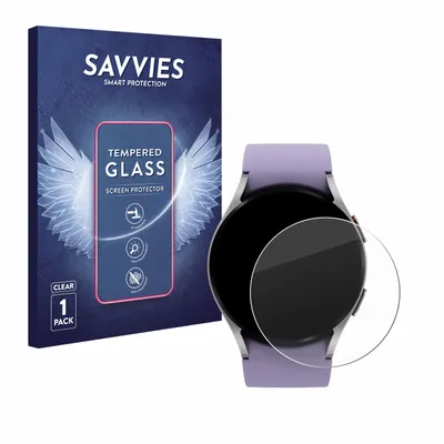 Produktbild von Savvies Schutzglas für Samsung Galaxy Watch 5 (40mm) Displayschutz 9H Glas klar transparent
