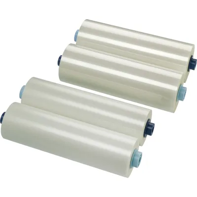 Produktbild von GBC Ezload Laminierfilm 305mmx75m 2x75 Micron glänzend, Transparent, Glanz, 0,075 mm, 380 x 217 x 112 mm, 4,25 kg, 2 Stück(e)