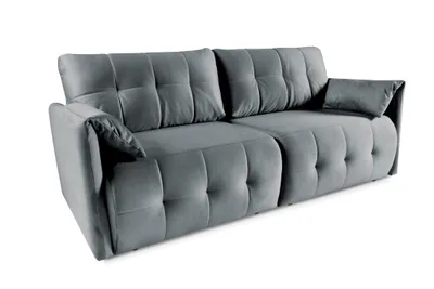 Produktbild von Cruzzo Schlafsofa 2-in-1 mit Schlaffunktion & Eckfunktion – 215 x 112 x 93 cm – Liegefläche 193 x 148 cm – Modernes Sofa in GRAU