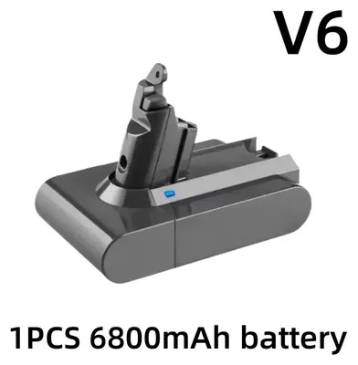 Produktbild von Akku - V6 Ersatzakku - Li-Ionen - 21,6 V - 12,8 Ah - Kompatibel mit DC62, DC59, DC58, SV03, SV04, SV09 - Dunkelkhaki